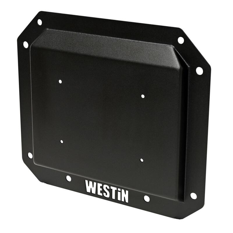 Westin 21-25 Ford Bronco (Excl. Sport) Spare Tire Delete Plate - Tex. Blk - Image 3