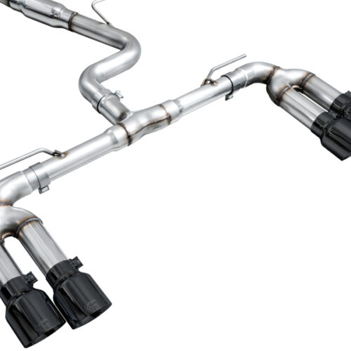 AWE Tuning Track Edition Exhaust - Diamond Black Tips for 22-24 Audi 8Y S3 - Image 7