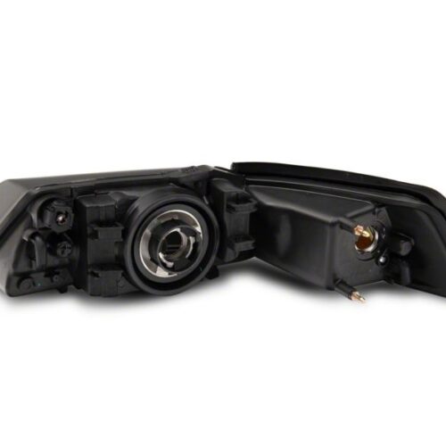 Raxiom for 1999-2004 Ford Mustang Axial Series OEM Style Replacement Headlights- Black Housing (Smoked Lens) - Image 5