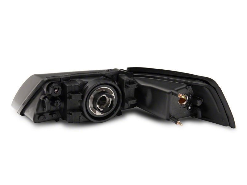Raxiom for 1999-2004 Ford Mustang Axial Series OEM Style Replacement Headlights- Black Housing (Smoked Lens) - Image 5