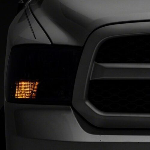 Raxiom for 2009-2018 Dodge RAM 1500 Axial OEM Rep Headlights w/ Dual Bulb- Chrome Housing (Smoked Lens ) - Image 6