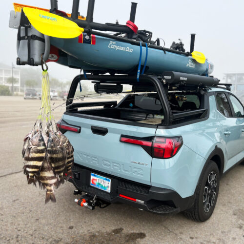 Alternative view of Putco 22-23 Hyundai Santa Cruz 4Ft 3In Venture TEC Rack System
