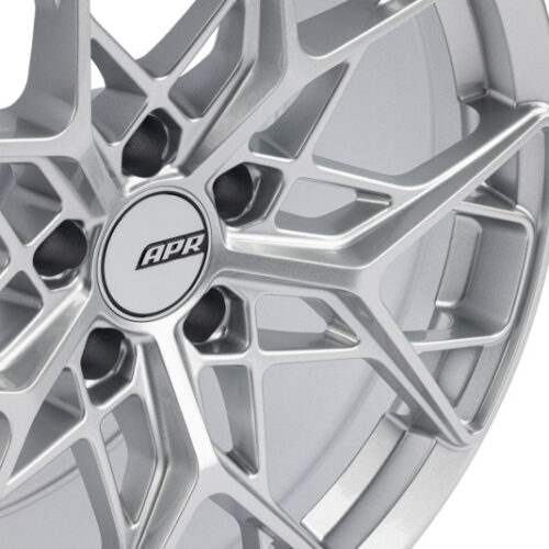APR A02 Flow Formed - 19x8.5 - 5x112 - ET45 - 66.5mm Center Bore - Hyper Silver Wheel - Image 3