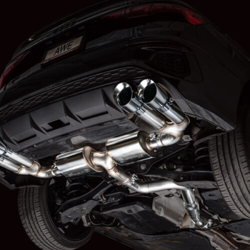 AWE Tuning Touring Edition Exhaust - Chrome Silver Tips for 22-24 Audi 8Y S3 - Image 9
