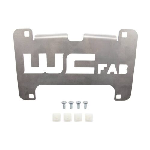 Wehrli 15-19 Chevy HD Lower Valance Filler Panel License Plate Mount Bracket - Image 4