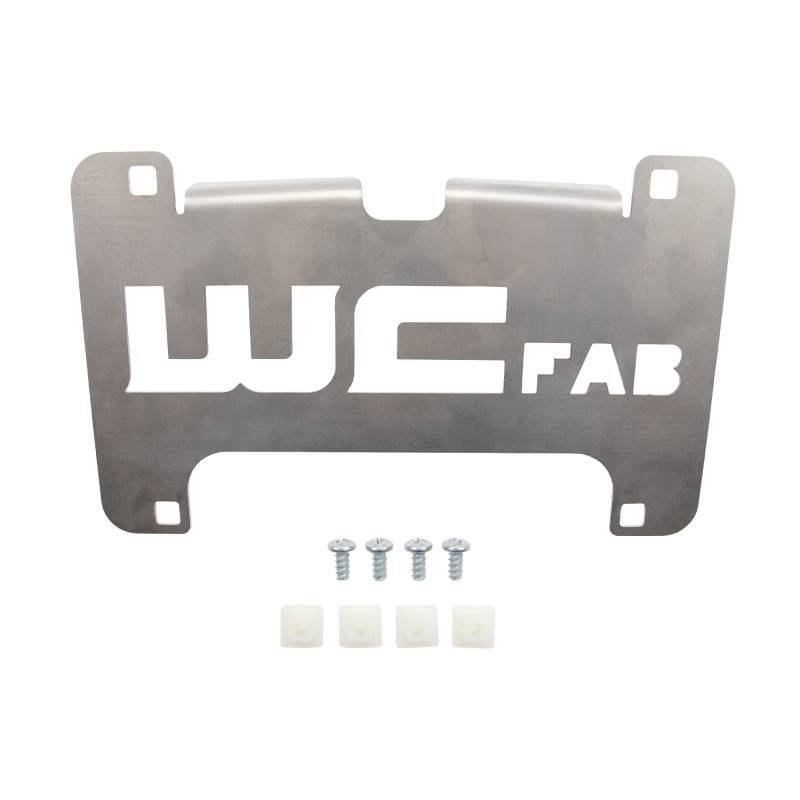 Wehrli 15-19 Chevy HD Lower Valance Filler Panel License Plate Mount Bracket - Image 4