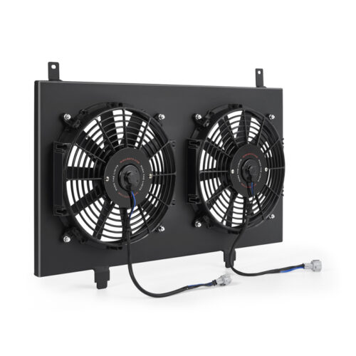 Alternative view of Mishimoto Fan Shroud Black for 03-06 Nissan 350Z Aluminum