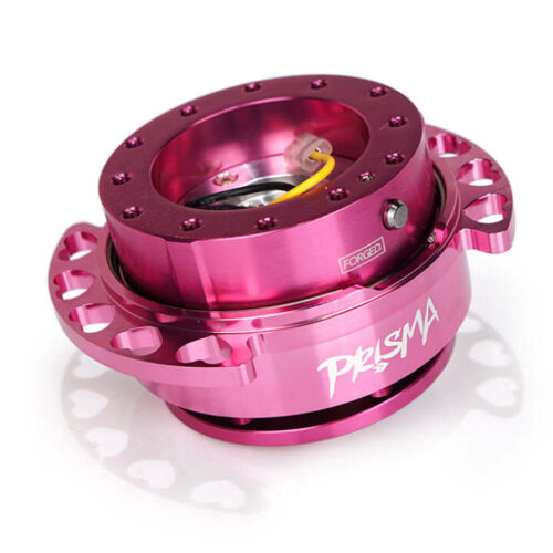 NRG SRK-222PK-PK Quick Release Kit - Pink Body/ Pink Heart Cutout Ring