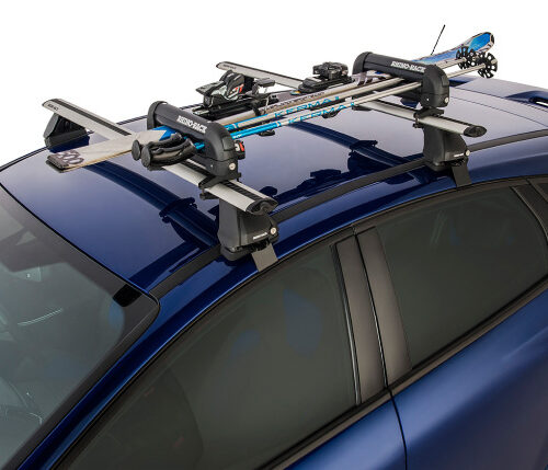 Rhino-Rack Universal Ski Carrier - Fits 2 Pairs of Skis - Black