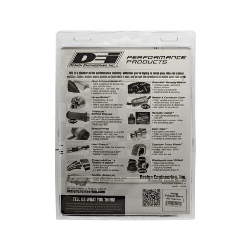 DEI 10022 Powersport Exhaust Sleeve Kit - Titanium - Image 3
