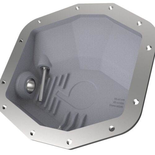 aFe Power 21-22 Ram 1500 TRX Hemi V8 6.2L (sc) PRO Series Rear Differential Cover Black w/ Machined - Image 7