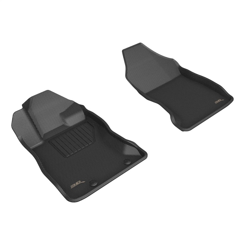 3D MAXpider 22-23 Subaru WRX Kagu Black Floor Mats - Row 1 - Image 5