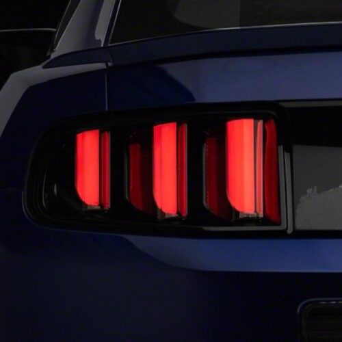 Alternative view of Raxiom for 2013-2014 Ford Mustang Vector V2 Tail Lights- Black Housing (Clear Lens)