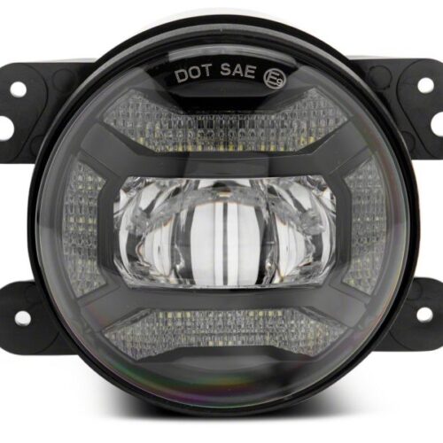 Raxiom for 2007-2018 Jeep Wrangler JK Axial Series 4-In LED Fog Lights- Clear - Image 7