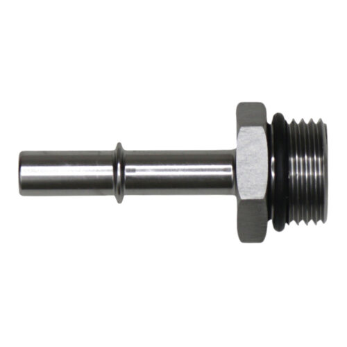 DeatschWerks 10AN ORB Male to 3/8in Male EFI Quick Connect Adapter - Anodized DW Titanium