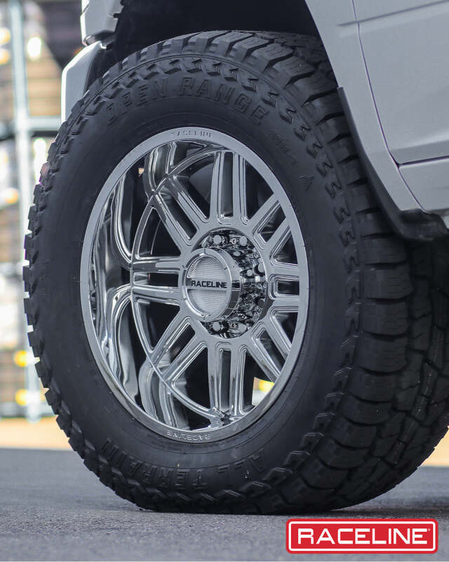 Raceline 948C Split 18x9in / 6x139.7 BP / -12mm Offset / 106.1mm Bore - Chrome Wheel - Image 4