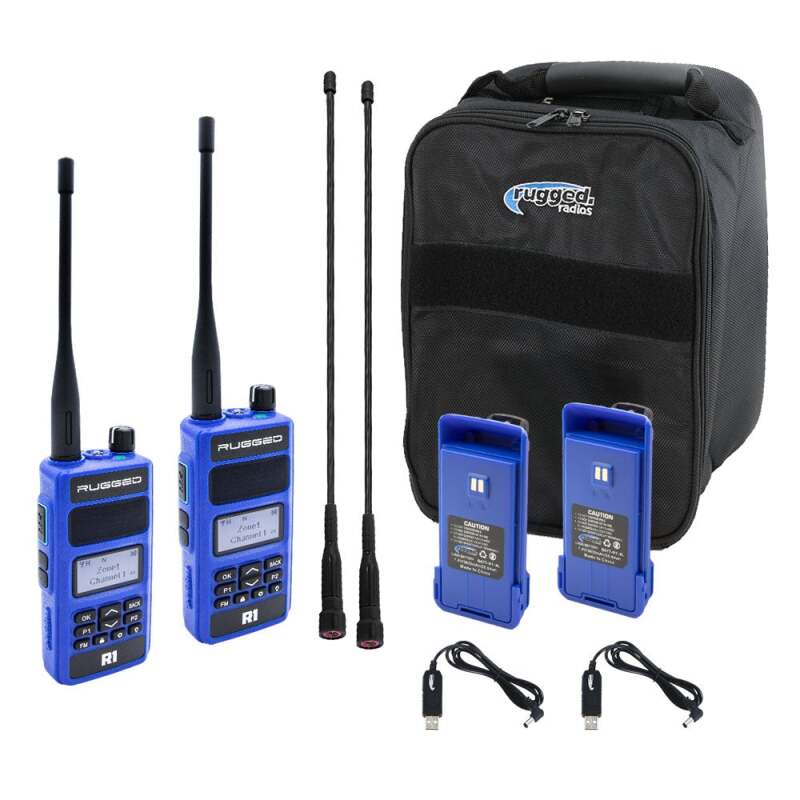 Rugged Radios R1 READY PACK - Rugged R1 - Business Band Two Way Handheld Radios - Digital and Analog - Image 2