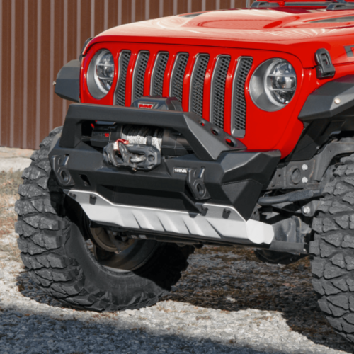 Rival 2007-2026 Jeep Wrangler 2020-2026 Jeep Gladiator Front Aluminum Bumper - Image 5