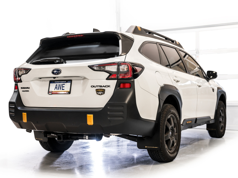 AWE Tuning Cat-Back Exhaust w/Dual BashGuards for 20-25 Subaru Outback (Wilderness & XT) 0FG - Image 6