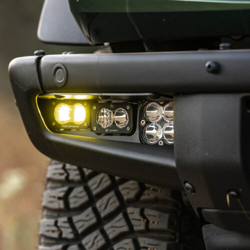 Baja Designs for 21-22 Ford Bronco w/Steel Bumper S2 SAE Pro Fog Pocket Light Kit - Amber - Image 3