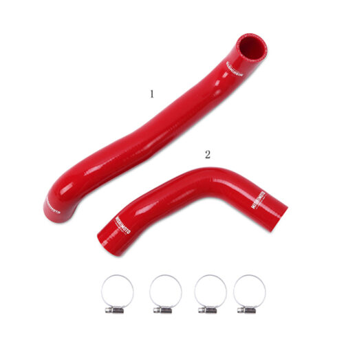 Mishimoto Silicone Radiator Hose Kit - Red for 08-14 Subaru WRX / 08+ STI - Image 3