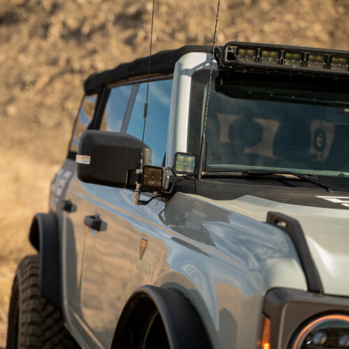 DV8 Offroad 2021 Ford Bronco A Pillar Dual Light Pod Drop Mounts - Image 5