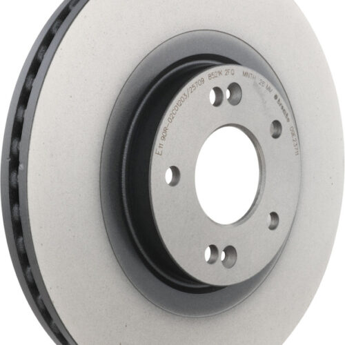 Brembo 09.E237.11 15-18 Porsche Macan Front Grooved UV Coated Rotor