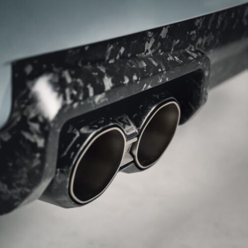 Akrapovic Tail Pipe Set - Chopped Carbon for BMW M2 Coupe (G87)