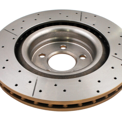 Alternative view of DBA 08-15 Dodge Challenger SRT-8 Front Drilled & Slotted Street Series Rotor