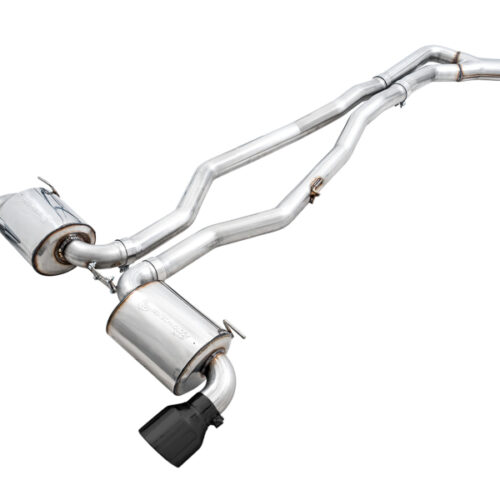 AWE Tuning 2020 Toyota Supra A90 Non-Resonated Touring Edition Exhaust - 5in Diamond Black Tips