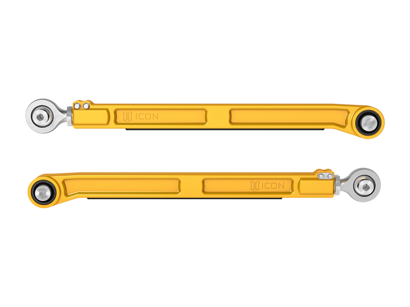 ICON 22-23 Toyota Tundra / 2024 Toyota Tacoma Billet Rear Lower Link Kit - Gold Anodized - Image 4