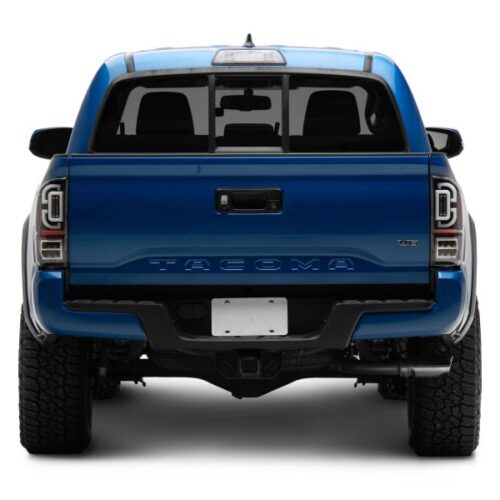 Alternative view of Raxiom for 2016-2023 Toyota Tacoma XW Series Sequential LED Tail Lights- Black Housing- Clear Lens