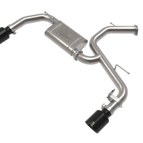aFe Power Takeda Hyundai Elantra N 22-23 L4-2.0L (t) 3in SS Axle-Back Exhaust System w/ Black Tips