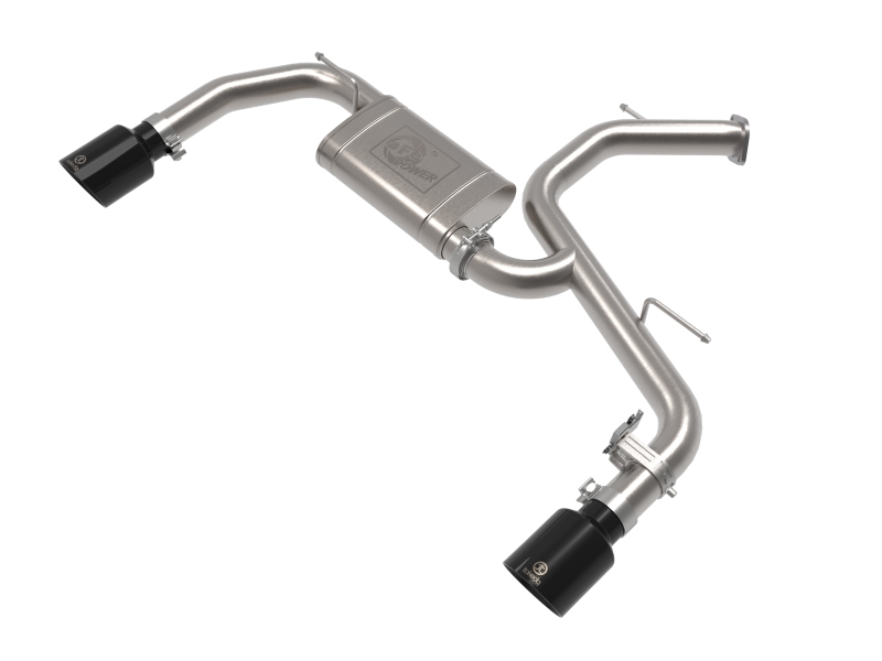 aFe Power Takeda Hyundai Elantra N 22-23 L4-2.0L (t) 3in SS Axle-Back Exhaust System w/ Black Tips