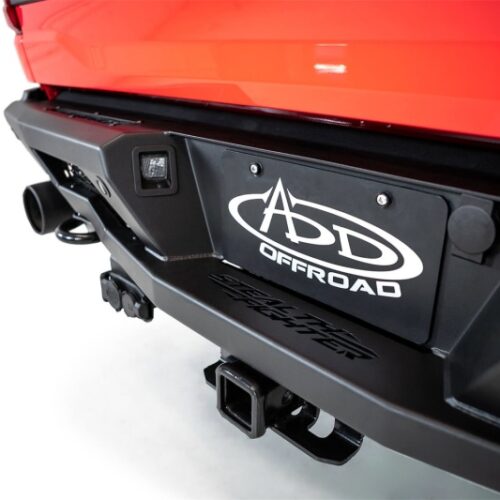 Addictive Desert Designs for 2022+ Ford Raptor Stealth Fighter R Bumper w/ 2 Cube Lights - Hammer Black - Image 5