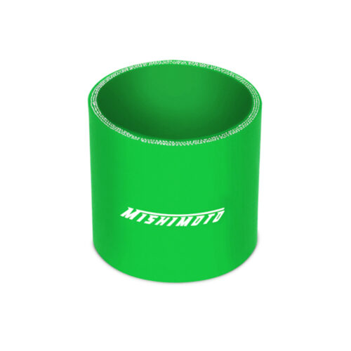 Alternative view of Mishimoto 2.5in. Straight Coupler Green