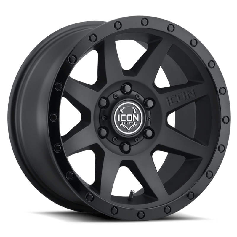 ICON Rebound 20x9 6x5.5 0mm Offset 5in BS 106.1mm Bore Double Black Wheel - Image 4