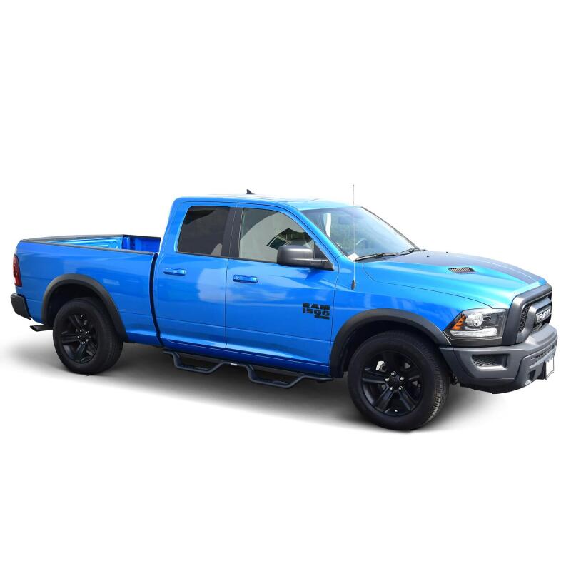 Westin 09-18/19-24 Ram 1500 Quad Cab/Classic Outlaw Drop Nerf Step Bars Textured Black - Image 8