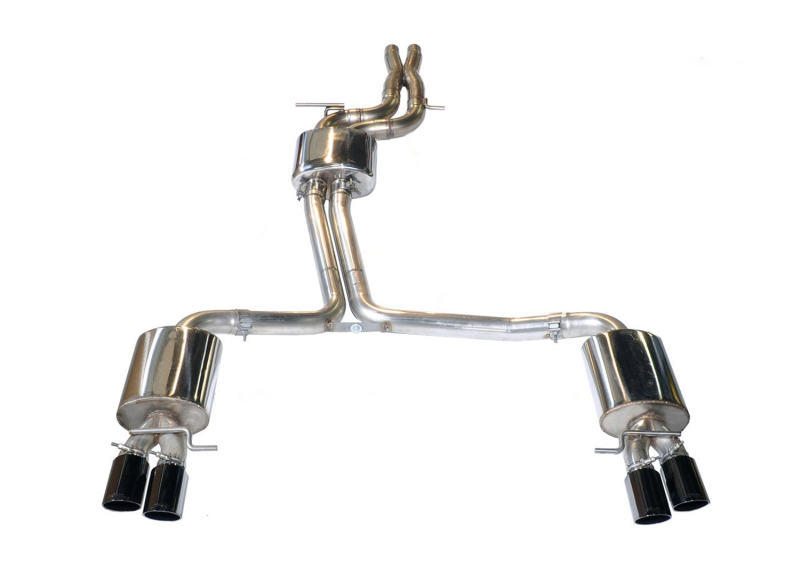 AWE Tuning Touring Edition Exhaust System - Diamond Black Tips (102mm) for Audi B8.5 S5 3.0T
