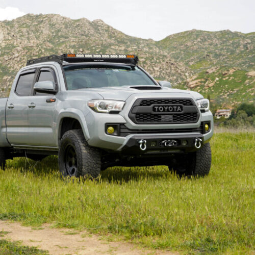DV8 Offroad 16-23 Toyota Tacoma Center Mount Winch Front Bumper