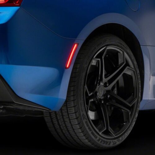 Raxiom for 2016-2023 Chevrolet Camaro Axial Series LED Front and Rear Side Markers- Smoked - Image 4