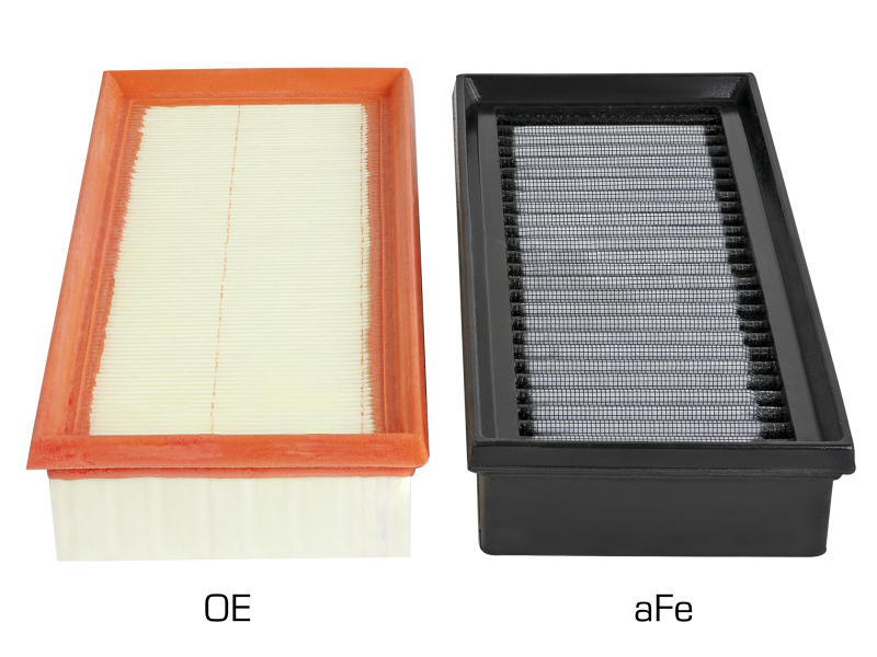 aFe Power Magnum FLOW Pro DRY S OE Replacement Filter 15-19 Mercedes C63 AMG 4.0L TT (Pair) - Image 4