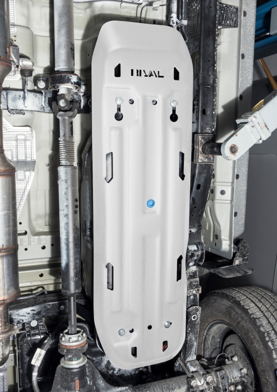Rival 24-26 Ford Ranger Aluminum Gas Tank Skid Plate - Image 2