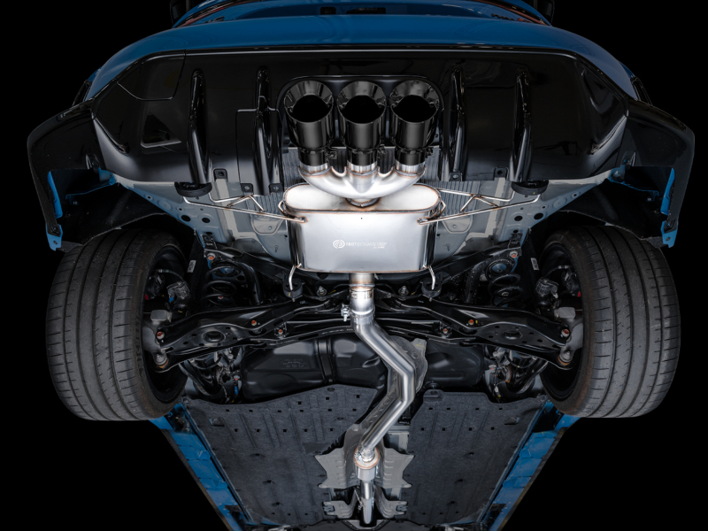 AWE Tuning Touring Edition Exhaust w/ Triple Diamond Black Tips for 2023 Honda Civic Type R FL5 - Image 7