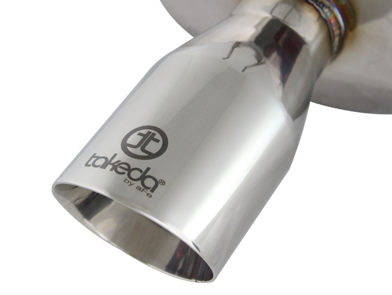 aFe Power Takeda Exhaust 304SS Axle-Back w/ Polished Tip 12-15 Honda Civic L4 1.8L - Image 6