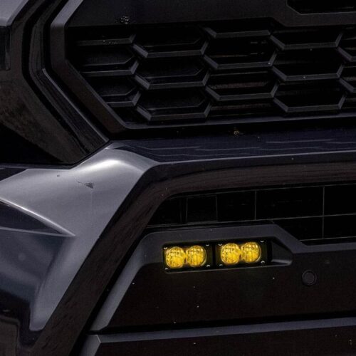 Alternative view of Baja Designs for 2024+ Toyota Tacoma S2 Sport Dual Fog Pocket Light Kit - Baja Amber