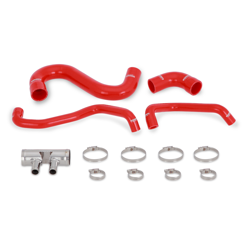 Mishimoto Radiator Hose - Red for 2015+ Ford Mustang GT Silicone Lower - Image 2