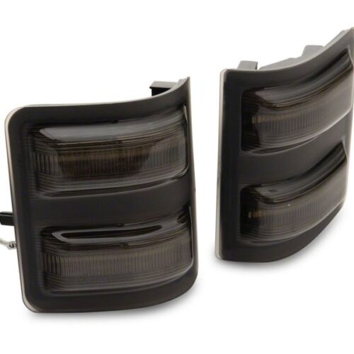 Alternative view of Raxiom for 2011-2016 Ford F-250/F-350 Super Duty Axial LED SEQL Switchback Side Mirror Marker Lamps- Smoked