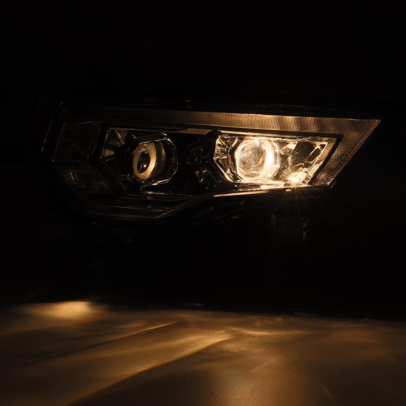 AlphaRex 14-20 Toyota 4Runner PRO-Series LED Proj Headlights Alpha-Black w/Sequential Signal/DRL - Image 6
