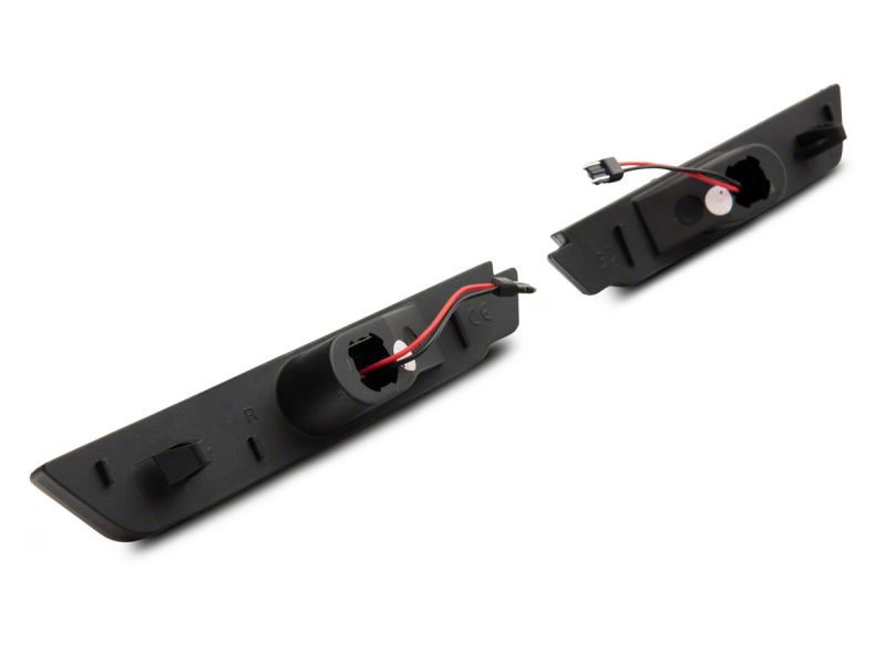 Raxiom for 2010-2015 Chevrolet Camaro Axial Series LED Front and Rear Side Markers- Smoked - Image 3
